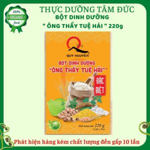 Bột dinh dưỡng đặc biệt Ông thầy Tuệ Hải hộp 220g/ 11 gói - chùa Long Hương