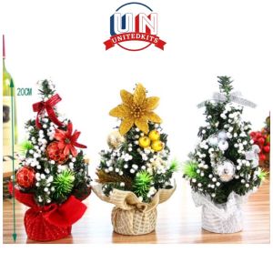 POHON NATAL 20CM MOTIF BERWARNA WARNI-S8800 HIASAN NATAL