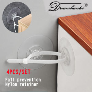 Dream Hunter Cái/bộ 4 Miếng Dán Chống Rơi Và Chống Rơi Không Thủng Đồ Tạo Tác Bảo Vệ Tủ Quần Áo Gia Đình Bảo Vệ Trẻ Em Miếng Dán Chắc Chắn Không Đinh