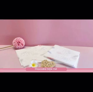 30pcs Individual Packs waterproof & Oil Proof Placemats Baby & Toddler Disposable Tablecloths accused
