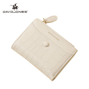 David Jones Paris Crocodile Pattern PU Leather Wallet Card Holder Organiser for Women and Gilrs