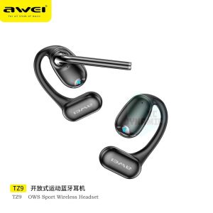 Awei TZ9 ENC Wireless Earbuds ENC Call Noise Reduction Earphone Sport Earbuds Sport Headset Sport Headphone Awei Bluetooth Earbuds