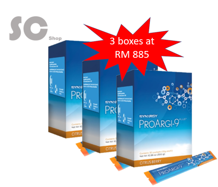 SYNERGY 100% Proargi 9 Plus PROARGI 9+ 100% Original Synergy