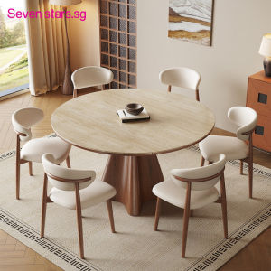 【Free Shipping】⚡Italian Extendable Dining Table And Chair Set Sintered Stone Dining Table dining table 6-8 seaters