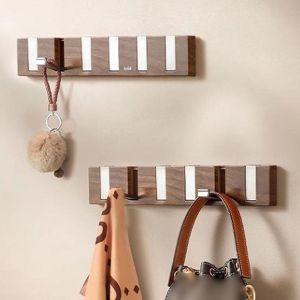 CYI47 ตะขอ6อัน ตะขอแขวนเก็บเสื้อผ้าเสื้อโค้ท คีย์เปียโนคีย์ อุปกรณ์ติดผนัง ตะขอแขวนผ้าเช็ดตัว ทนทานต่อการใช้งาน พับเก็บได้ ตะขอแขวนเสื้อผ้าหลังประตู อุปกรณ์เสริมในห้องน้ำ