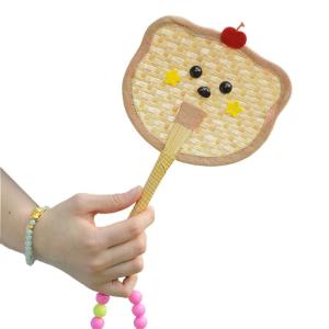 Multicolored Artisanal Handheld Fan Summer Cooling Tool Lightweight Travel Accessories Cultural Decoration Piece