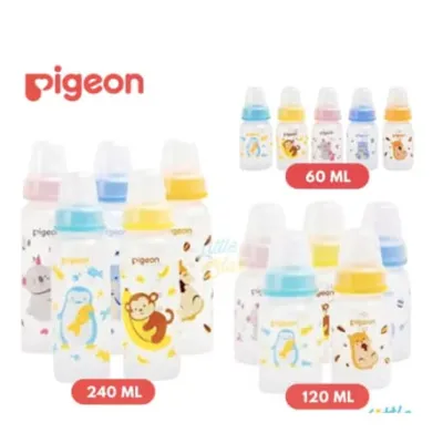 Botol Susu Pigeon Dot Ulir Peristaltic Standar PP RP 120m 240ml