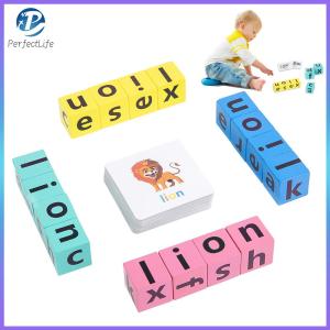 [จัดส่งในพื้นที่] เกมการสะกดคำสั่งตัวอักษรตัวอักษรมอนเตสซอรี่ตัวอักษรเรียนรู้การสร้างบล็อกการสอนเด็ก ๆ การสอนเอดส์การศึกษาต้นของขวัญสำหรับเด็กก่อนวัยเรียน [1-3 วันมาถึง]