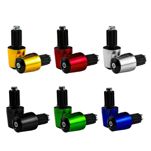 Motorcycle Grip Caps End Protectors Plugs Aluminum Universal Anti Corrosion Plugs For Enhanced Riding Experience 1 Pair