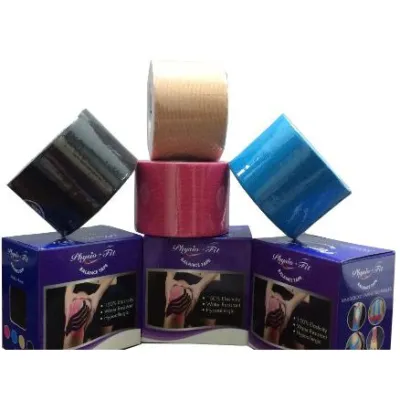 Physio-Fit Elastic/ Balance / Kinesiology Sports Tape for support pain relief and injury prevention (5 M X 5 CM)
