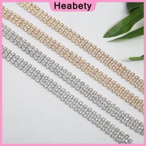 Heabety Fashion Rhinestone Waist Chain For Women Girls Trendy Decorative Waist Chain High-end Luxury Dress Adjustable Waist Belt