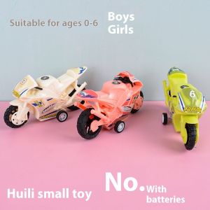 ASRV Childrens Toy Car Warrior Solid Color Motorcycle Boy Motorcycle Model Car Decoration Kindergarten Toy