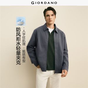 Giordano Men G+ triple-protection turndown collar jacket Free Shipping 01076692