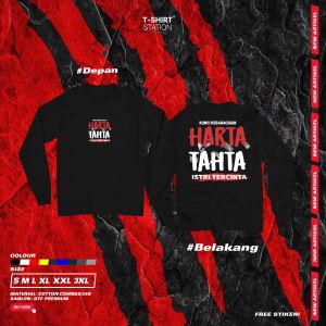 Kaos Harta tahta istri tercinta combed 24s tebal