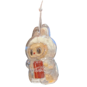 JOYPICKS กันน้ำกันน้ำได้ เคสป้องกัน BU ชุดโคคาโคล่า ป้องกันการสูญหาย นั่งลงถุงเก็บของ BU ทนทานต่อการใช้งาน กระเป๋าแบบแขวน กล่องแสดงตุ๊กตา3D ใช้ได้ทุกเพศ