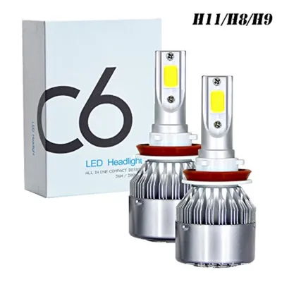 พร้อมส่ง หลอดไฟหน้า LED ขั้วตรงรุ่น Honda City 2014-2020 รุ่นโคมไฟธรรมดาเท่านั้น !!! แสงขาว 6000k มีพัดลมในตัว ราคาต่อ 1 คู่