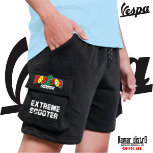 mila97 celana alvi cargo logo vespa mesin kanan celana kolor