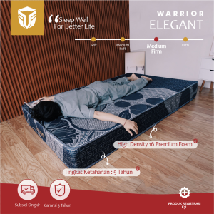 Kasur Busa WARRIOR ELEGANT 200 x 90 cm Tebal 20cm Foam Mattress Box Original (Single Size)