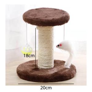MOGU Cat Play Scratching Pole Cat Scratch Cat Bed Mainan Kucing Rumah Kucing Scratcher Cat Tree Cat Toy 猫玩具 猫咪用品