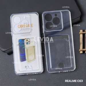 Realme C63 Realme C61 Realme Note 60X Case Slot Kartu / Card Case Bening