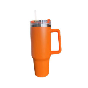 1200ml Large Capacity Water Mug 304 Stainless Steel Car Drivers Water Tumbler With Straw Stanleyd High-Value Insulated Mug