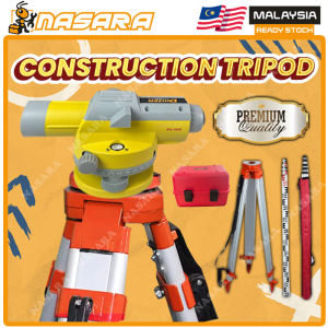 Nasara ~ Professional Tool Automatic Optical Level Construction Dumpy Set Tripod And Leveling Rod Civil Construction