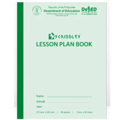VISION Sulating Pangwakas Elementary Formal High school Formal Theme Book School Supplies / VICTORY Lesson Plan Book with Margin (52.3GSM) / SCRIBBLES Lesson Plan Book with Red Lines (60 gsm)