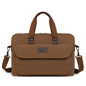 Canvas Crossbody Bag Mens Casual Business Mailman Bag Large Capacity Single Shoulder Portable Fitness Bag Business Travel Bag