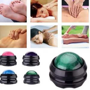 1 Pack Handheld Body Massage Ball Roller Deep Tissue Muscle Relax Massager for Home Gym Fitness