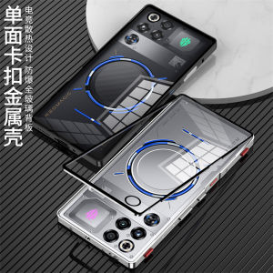 Aluminium Alloy Metal Frame Case For Red Magic 11 Pro Case Transparent Phone Acrylic Back Cover For Nubia RedMagic 11S Pro Plus