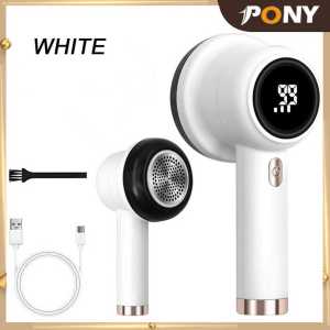 PONYHOME Fabric Shaver Defuzzer Electric Lint Remover Rechargeable USB Sweater Shaver Hair Ball Trimmer