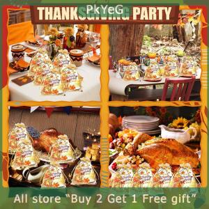 [COD] PkYeG KITCHEN 10 Set Maple Leaf Scarecrow Keychain Gift Bulk Thank You Gift Pendant Keychain Favor Key Ring With Tag Organza Bag