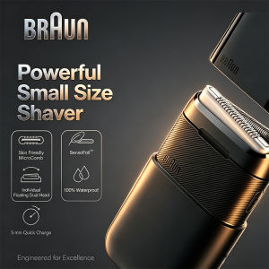 Braun Series X M1012 Shaver Mini Rechargeable Mobile Travel Size Wet & Dry