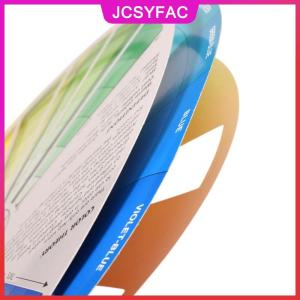 JCSYFAC Bảng hướng dẫn biểu đồ mực bánh xe trộn màu thiết kế thẻ giấy chuyên nghiệp