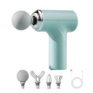 NALANILI Có thể sạc lại Máy mát xa fascia rung Không dây 6 tốc độ Máy massage điện Di động mini Máy mát xa cổ