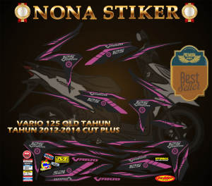 STIKER STRIPING DECAL VARIO 125 OLD TAHUN 2012-2014 CUTPLUS