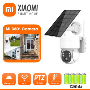 2024 New Model TQ2 Solar Camera Wifi Outdoor 5MP PIR Human Detection Wireless Surveillance dual voice IP Cameras With Solar Panel 18650mAh Recharge Battery