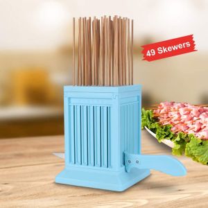 Dụng Cụ Làm Thịt Xiên Que 49 Lỗ Tiện Lợi Cho Nhà Bếp