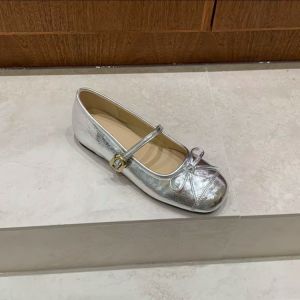 Free Shipping Inner Height Increasing 3Cm Retro Shoes New Spring/Autumn Collection Soft Sole Ultra-Soft Single-Strap Design With A Bow Shallow-Toe Flats