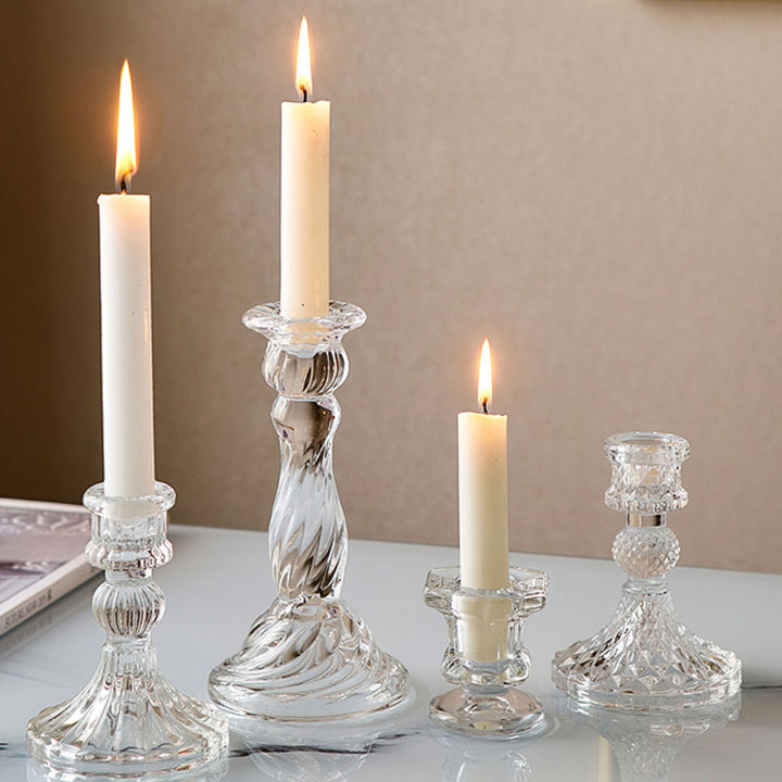 Candle Candlestick Romantic Atmosphere Candlesticks Table Candle
