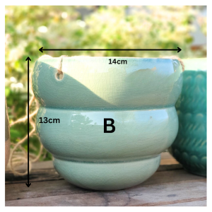 The Leaferie Lyon (Series 1) Hanging Flower pot . flowerpots. plant pots . planter . planters . Ceramic . nordic flowerpot