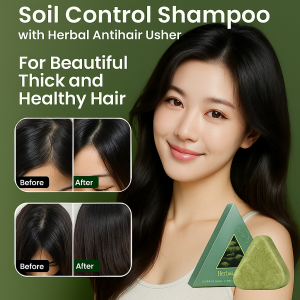 Soap Stripe Design Shampoo Scalp Cleansing Sensitive Skin Thinning Hair High Concentration Natural Green