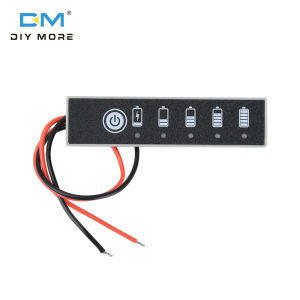 diymore 18650 Li-ion Battery Pack Charge Indicator Battery Charge Display Board Anti-Reverse Connection Lifepo4/Lifepo4/Acid Batteries