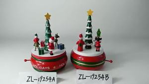 Christmas gift carousel wooden music birthday gift childrens home creative ornaments decoration gift for children