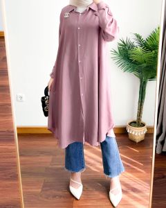 Salma Tunik Rayon / Tunik 2022 Terbaru Modern / Tunik Import Premium Korea / Atasan Tunik Wanita Terbaru 2022 / Atasan Rayon Wanita / Tunik Rayon Premium Jumbo / Kemeja Wanita Oversize