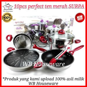 panci penggorengan set anti lengket / 9pcs cookware set renatta moeloek SUPRA [NEW]