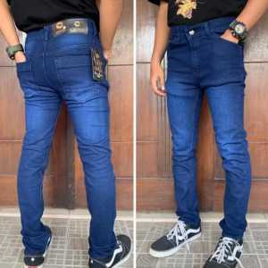 Celana Panjang Jeans Pria Dewasa Keren Gaul Distro Bahan Ngaret Model Pensil Slim Fit / Celana Denim Pria/ Celana Jeans Pria Super Skiny / Ripped Denim Pria Slimfit / Celana Jeans Pria Slim Premium Denim/ Jeans Panjang Pria Slimfit Terbaru - UMMUL FASHION