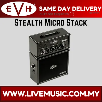 EVH 5150III Micro Stack Guitar Amplifier Stealth Black Mini Amp