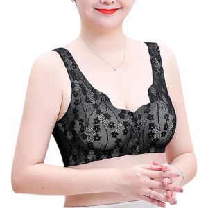 Veimia Front Button Anti-Sagging Seamless Bra For Woman Wireless Push Up Thin Cup Chest Gather Lingerie Underwear Plus Size