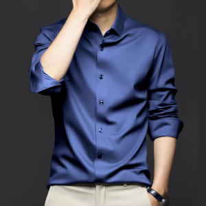 เสื้อไหมน้ำแข็ง นุ่มและเป็นมิตรกับผิว เสื้อผ้า เชื่อง ทนต่อการสึกหรอ ต่อต้านริ้วรอย ระบายอากาศและกระจายความร้อน